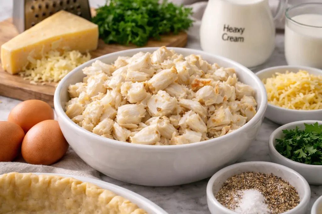 barefoot contessa crab quiche filling preparation