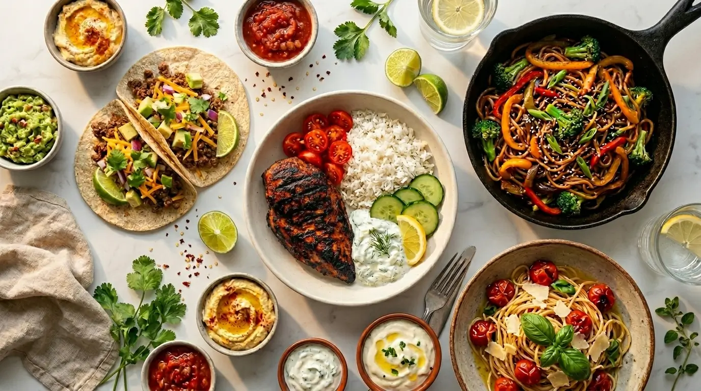 best recipes jalbiteworldfood global dishes flat lay