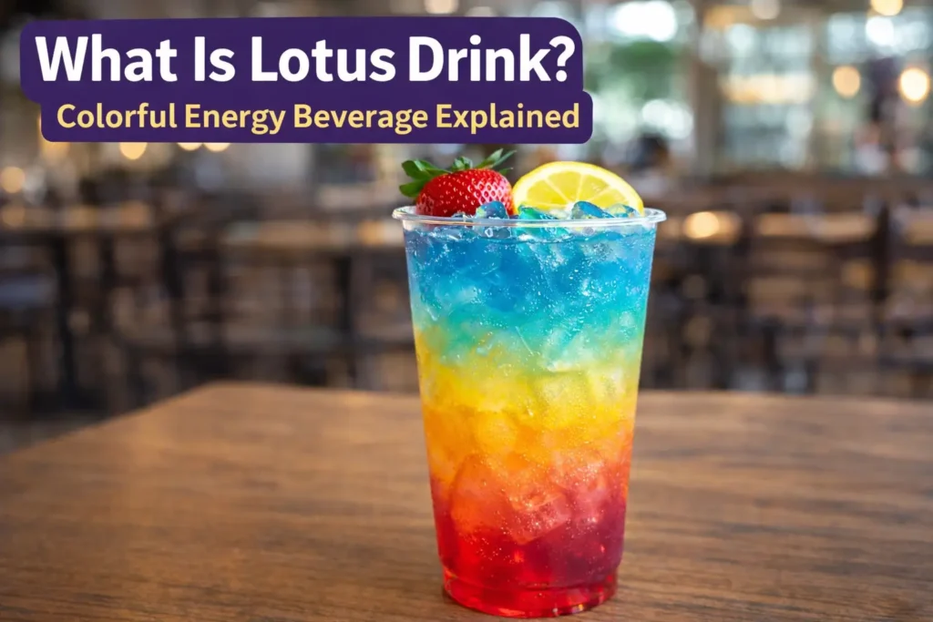what is lotus drink colorful lotus energy drink in cafe