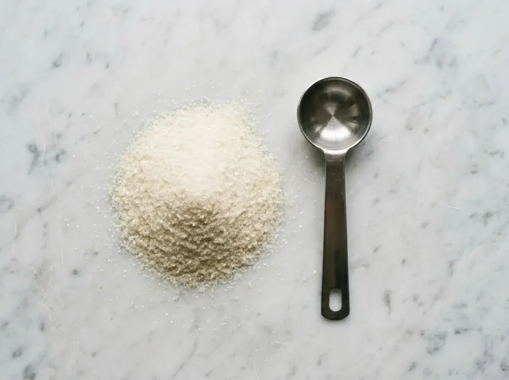 how much gelatin per day measuring spoon powder marble