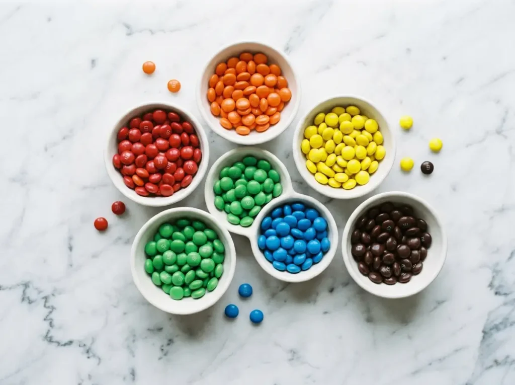 mms varieties different colors white bowls marble
Title : M&Ms Varieties Gelatin Check