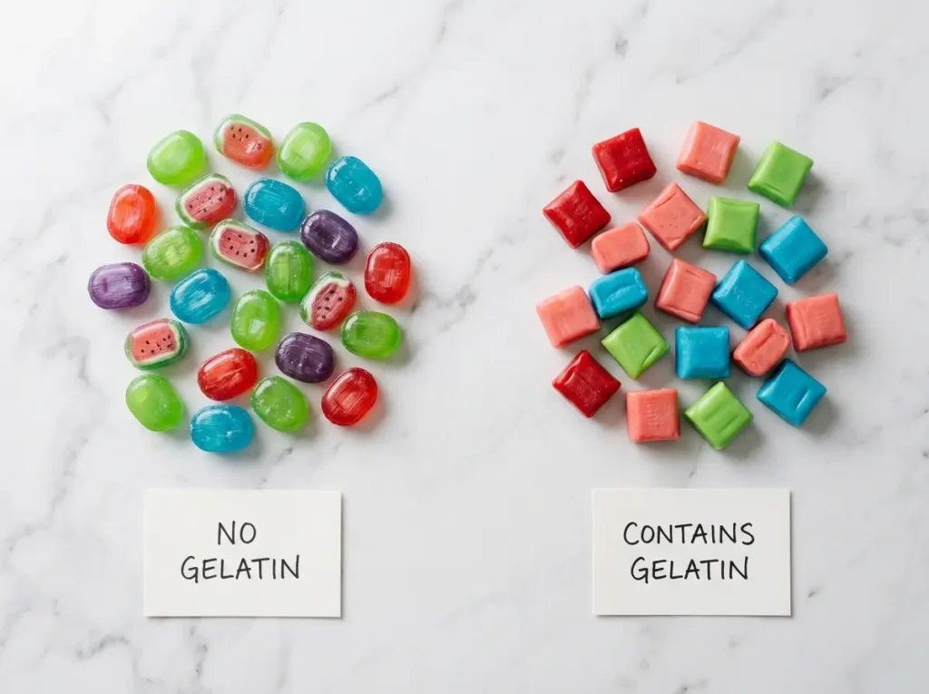 do jolly ranchers have gelatin hard candy vs chews comparison white marble