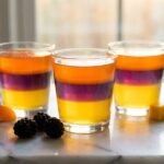 gelatin free jello recipe in a bowl on marble surface